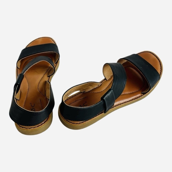 B.O.C. by Born Concept Kacee Black Ankle Strap Comfort Sandals 9M Excellent - Picture 5 of 7